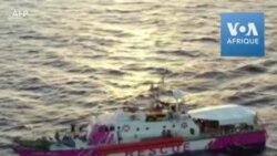 Transfert des migrants du navire de sauvetage de Banksy au bateau Sea Watch