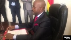 UMkokheli webandla le CCC, uMnu. Nelson Chamisa.