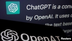 FILE: The logo of OpenAI is displayed near a response by its AI chatbot ChatGPT on its website, in this illustration picture taken February 9, 2023