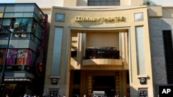 El Teatro Dolby en Los Ángeles, lugar donde se llevarán a cabo los premios de la Academia el domingo.