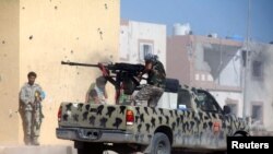 عکس تزئینی، نیروهای لیبی وابسته به دولت مورد حمایت سازمان ملل