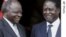 President Mwai Kibaki (L) and Prime Minister Raila Odinga (R) (file photo).