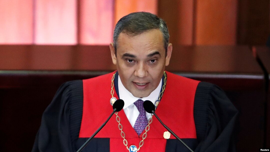 Ketua Mahkamah Agung Venezuela, Maikel Moreno di Caracas, Venezuela, 24 Januari 2019. (Foto: dok).