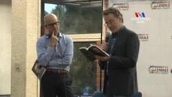 Ամերիկացի հայտնի դերասան Բրայան Քրենսթոնը Գլենդելի կենտրոնական գրադարանում ներկայացրել է իր նոր գիրքը