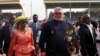 FILE - Ghana's former President Jerry Rawlings arrives for the swearing-in of Ghana's new President Nana Akufo-Addo in Accra, Ghana, Jan. 7, 2017. 