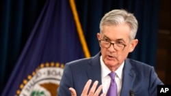 Gubernur The Federal Reserve AS, Jerome Powell, di Washington pada 31 Juli 2019. (Foto: AP/Manuel Balce Ceneta)