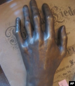 Cast of Frederic Chopin's hand