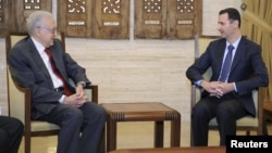 Yek ji kombûnên kevin navbera Brahîmî û Esed