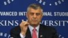 Kosovo Prime Minister Hashim Thaci speaking at SAIS