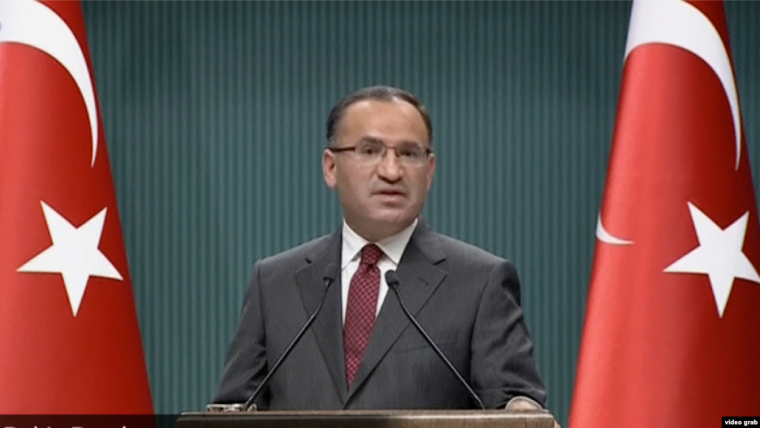 Wakil Perdana Menteri Turki Bekir Bozdag(Photo: VOA/Videograb)