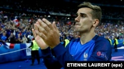 Antoine Griezmann, le joueur français pendant l'Euro 2016. epa/ETIENNE LAURENT 