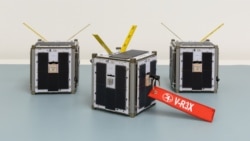 The CubeSats designed by Zac Manchester and assembled by Max Holliday for a SpaceX launch in 2021.