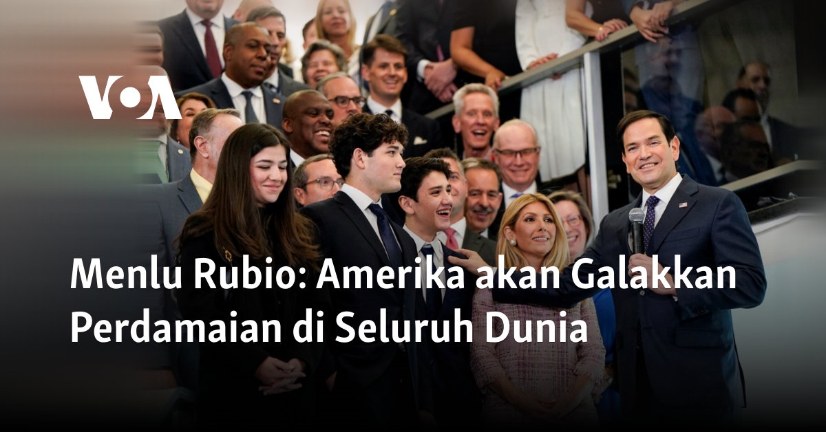 Amerika Akan Mempromosikan Perdamaian di Seluruh Dunia