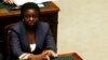 Congo-born Italian Minister for Integration Cecile Kyenge attends at the Lower house of the parliament in Rome, April 29, 2013. 