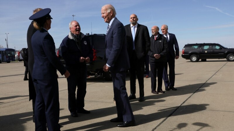 Joe Biden en campagne en Pennsylvanie pour des élections sénatoriales
