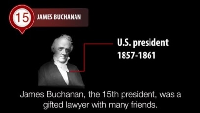 james buchanan 15th president