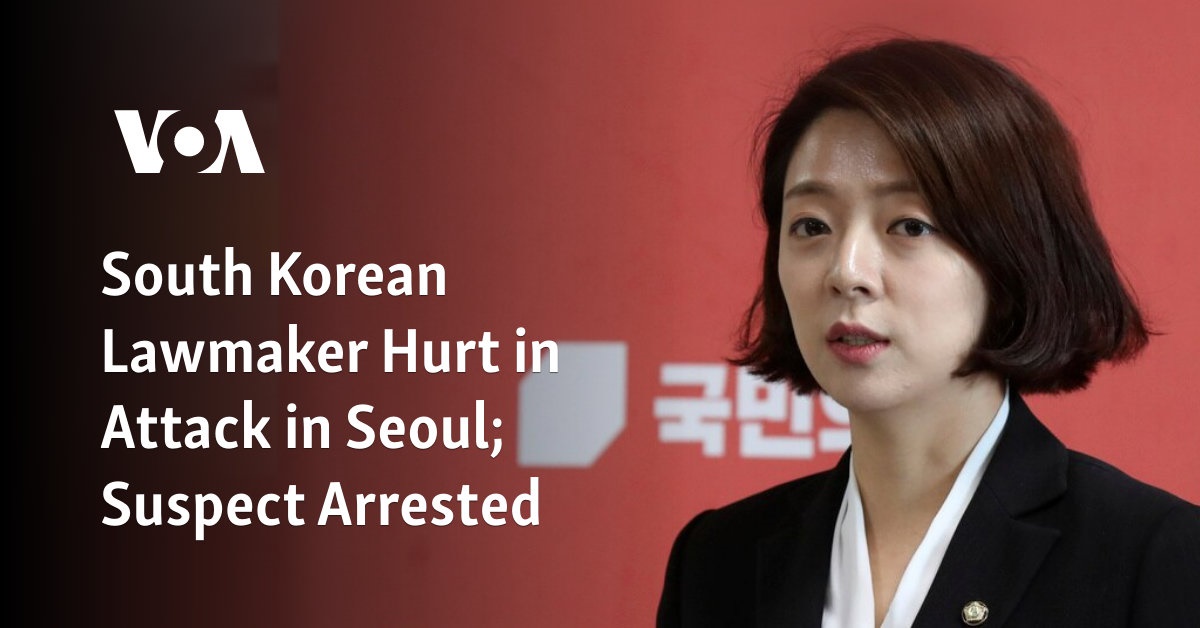 South Korean Lawmaker Attacked; Injuries Minor