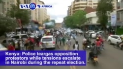 VOA60 Africa - Kenya: Police teargas opposition protesters