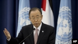Le secrétaire général de l'ONU, Ban Ki-moon.