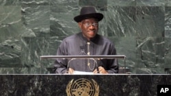 Shugaban Najeriya Goodluck Jonathan 