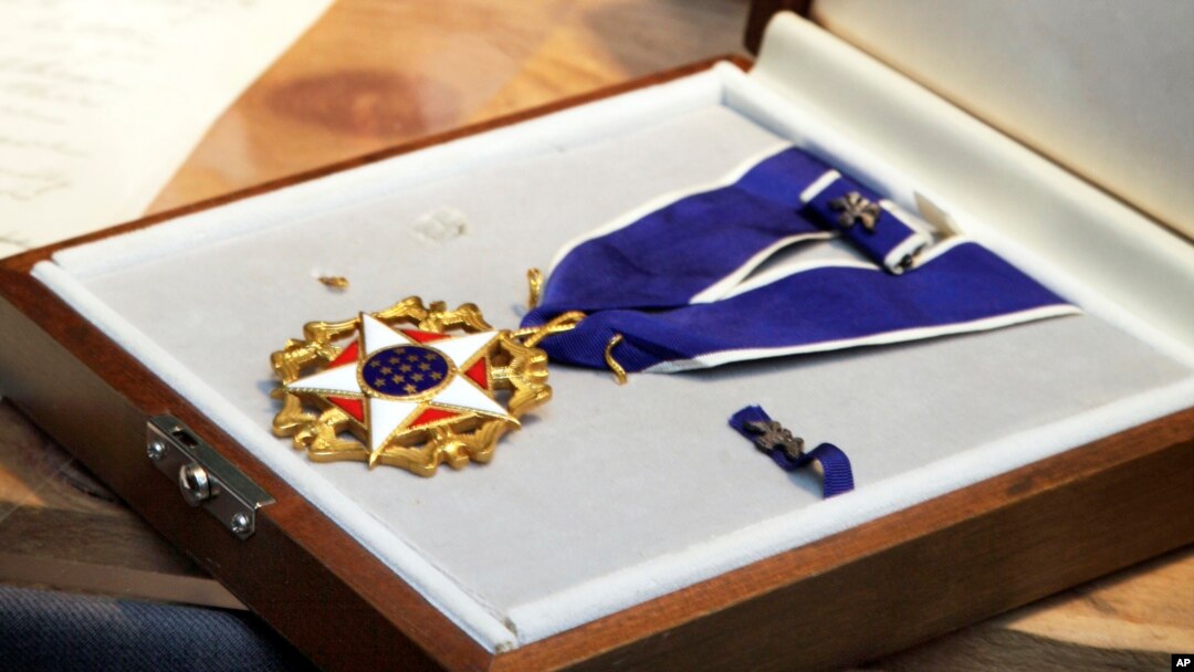 Penghargaan Presidential Medal of Freedom.