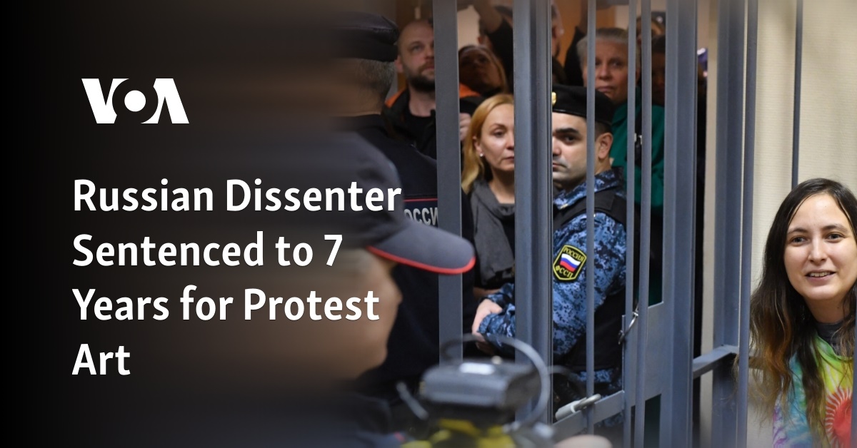 Russian Dissenter Sentenced to 7 Years for Protest Art