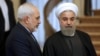 ایرانی صدر حسن روحانی اور وزیرِ خارجہ جواد ظریف۔ فائل