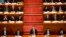 Chinese President Xi Jinping (center) listens during the opening session of the Chinese People's Political Consultative Conference in Beijing's Great Hall of the People, March 3, 2017. The head of China's legislative advisory body, Yu Zhengsheng, said Ch