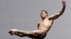 Troy Dumais dives in the men's three-meter springboard final at the US Olympic diving trials in Federal Way, Washington, June 24, 2012.