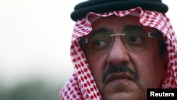 Saudi Deputy Crown Prince and Interior Minister Prince Mohammed bin Nayef bin Abdul Aziz, October 20, 2012.