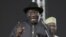 Goodluck Jonathan yana jawabi ga wakilan taron kasa