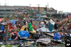Siêu bão Rai tàn phá thành phố Cebu, Philippines, ngày 17/12/2021.