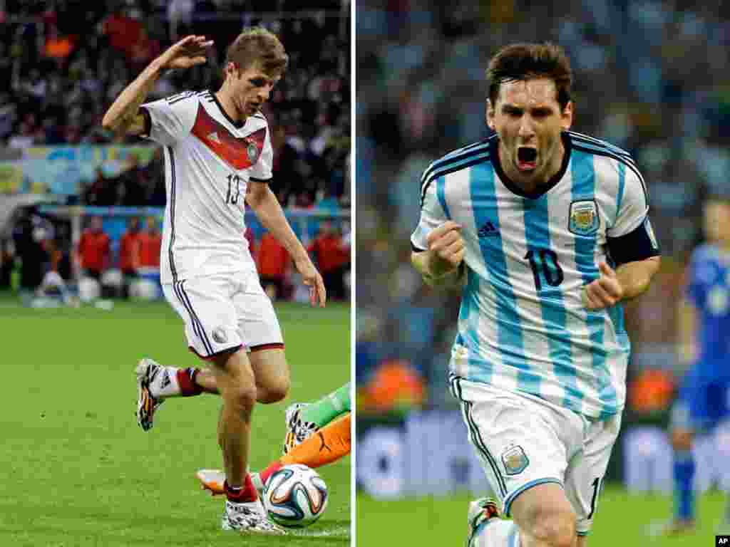 Thomas Muller and Lionel Messi compete for the Golden Boot at the World Cup