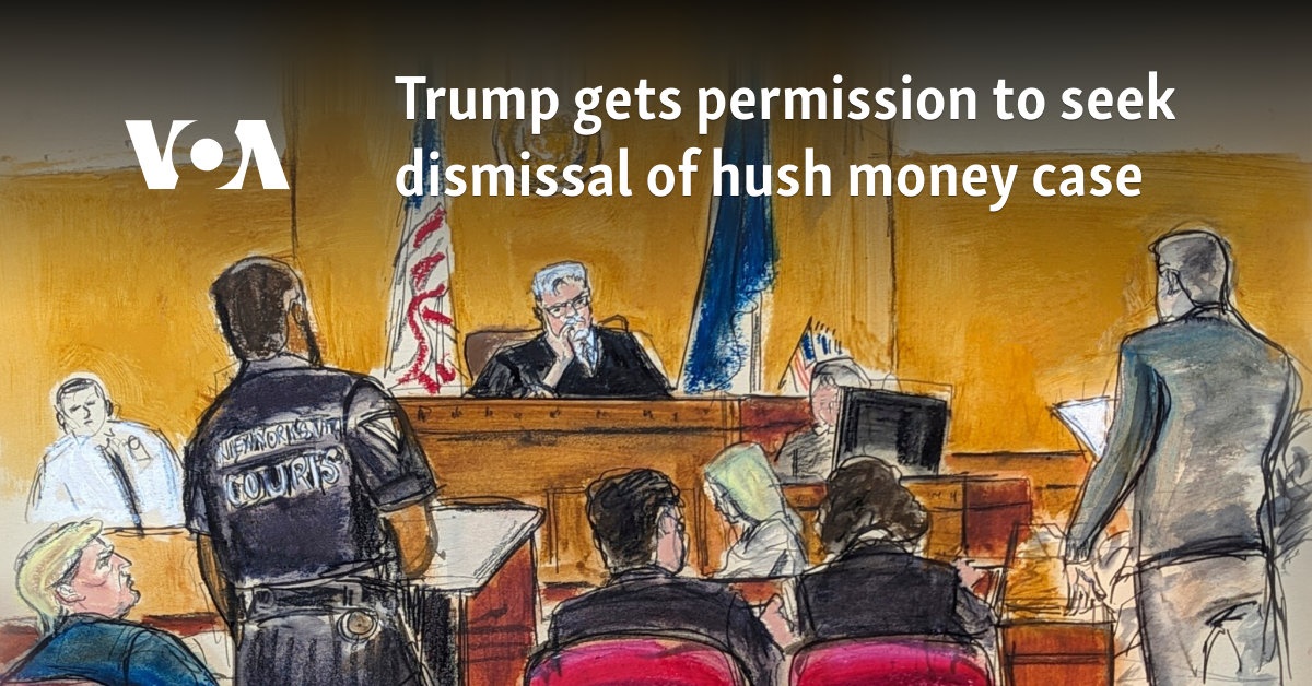 Trump gets permission to seek dismissal of hush money case