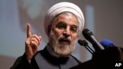 Hassan Rohani ganó las elecciones el pasado junio y es el candidato más moderado. 