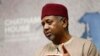 Nigeria's National Security Adviser Sambo Dasuki listens to a question after his address at Chatham House, London, Jan. 22, 2015. 