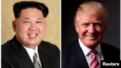Pemimpin Korut Kim Jong Un dan Presiden AS Donald Trump (foto: ilustrasi). 