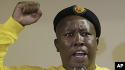 Malema doit se présenter devant un tribunal de Polokwane