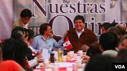 El presidente peruano Alan García dijo que Perú y Brasil crecerán más del 5 por ciento el próximo año.