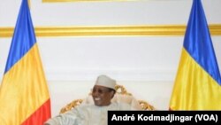 Idriss Déby Itno, président de la république du Tchad, le 21 août 2019. (VOA/André Kodmadjingar).