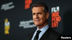 Director and cast member Rupert Everett attends a premiere for "The Happy Prince" in Beverly Hills, California, Sept. 25, 2018. 