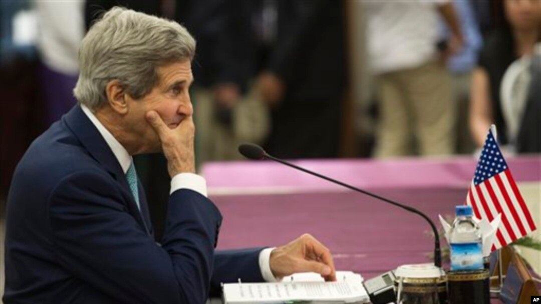 Ngoại trưởng Mỹ John Kerry tới Naypyidaw vào ngày 9/8 để tham dự các cuộc họp của ASEAN.