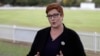 Australian Foreign Minister Marise Payne comments in Penrith, Australia Monday, May 18, 2020. Payne welcomed international support for an independent investigation of the coronavirus: an inquiry that has been condemned by China and blamed for a…