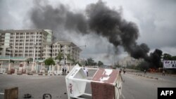 Affrontements entre des membres du groupe chiite, du Mouvement islamique nigérian (IMN) et la police, le 22 juillet 2019. (Photo: AFP)