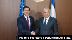 مارکو روبیو، وزیر خارجۀ ایالات متحده دوشنبه با بنیامین نتنیاهو، صدراعظم اسراییل در بیت المقدس دیدار کرد.