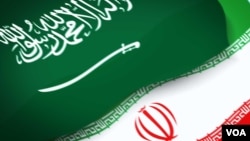 Iran Saudi Arabia Flag