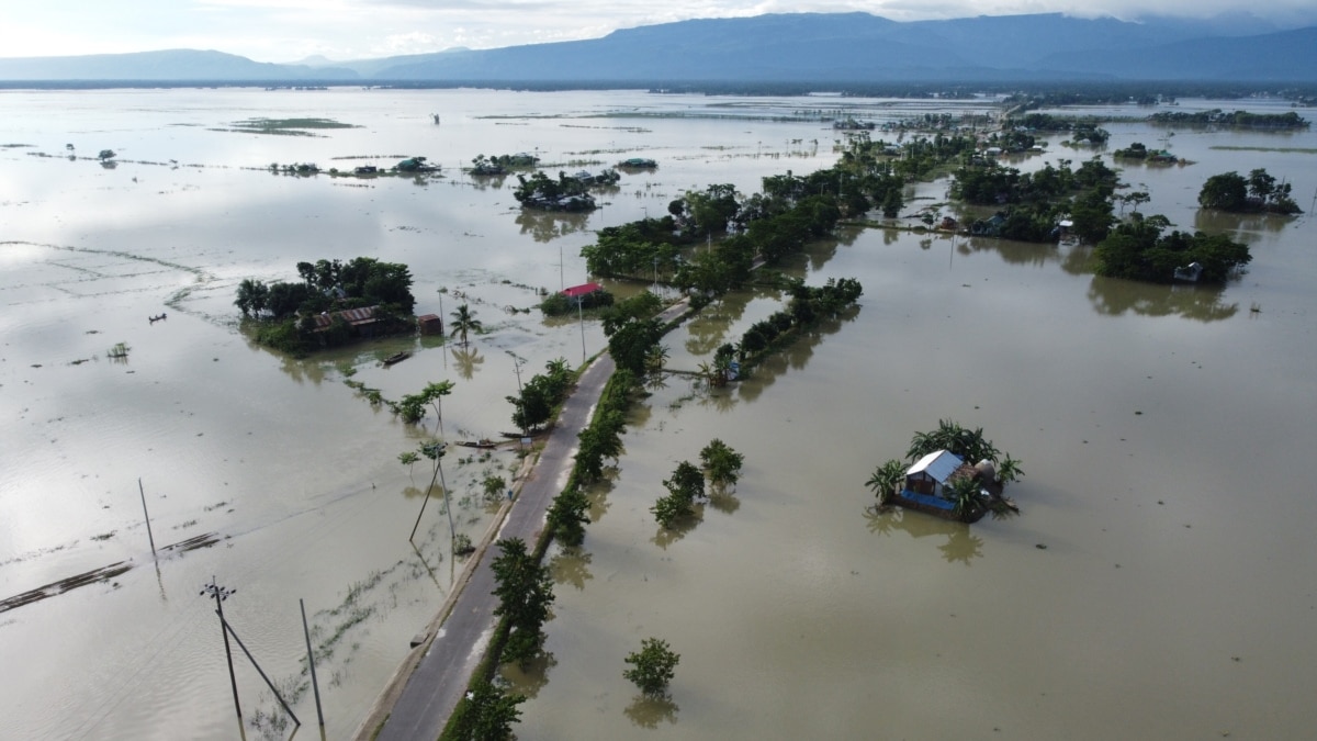 More Than One Million People Stranded by Flooding in Bangladesh