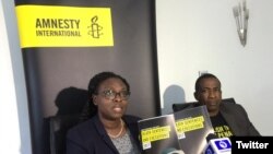 Lancement du rapport sur la peine de morts et les exécutions au Nigeria, le 12 avril 2018. (Twitter/Amnesty International Nigeria)