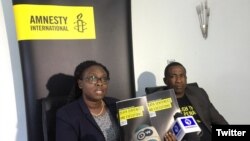 Lancement du rapport sur la peine de morts et les exécutions au Nigeria, le 12 avril 2018. (Twitter/Amnesty International Nigeria)