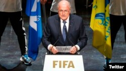 Sepp Blatter, président de la Fifa